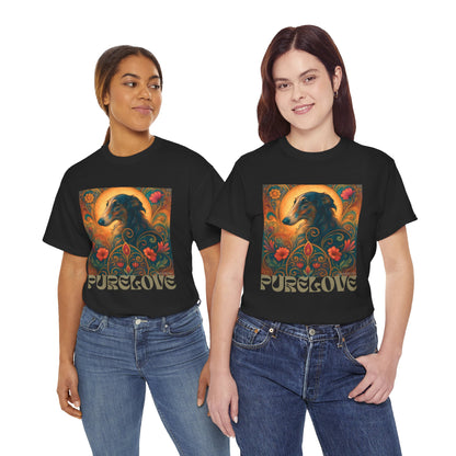 Borzoi Vintage Graphic T-Shirt – Unisex Cotton Tee for Dog Lovers