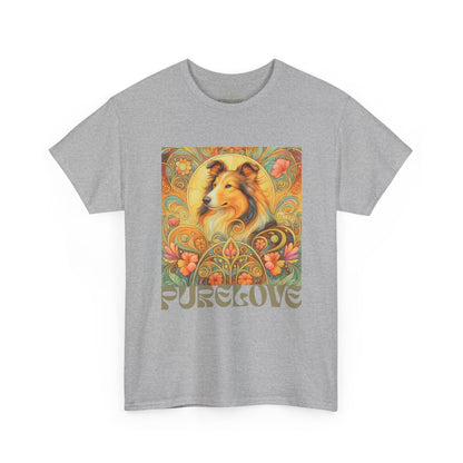 Collie Vintage Graphic T-shirt - Unisex Cotton Tee for Dog Lovers