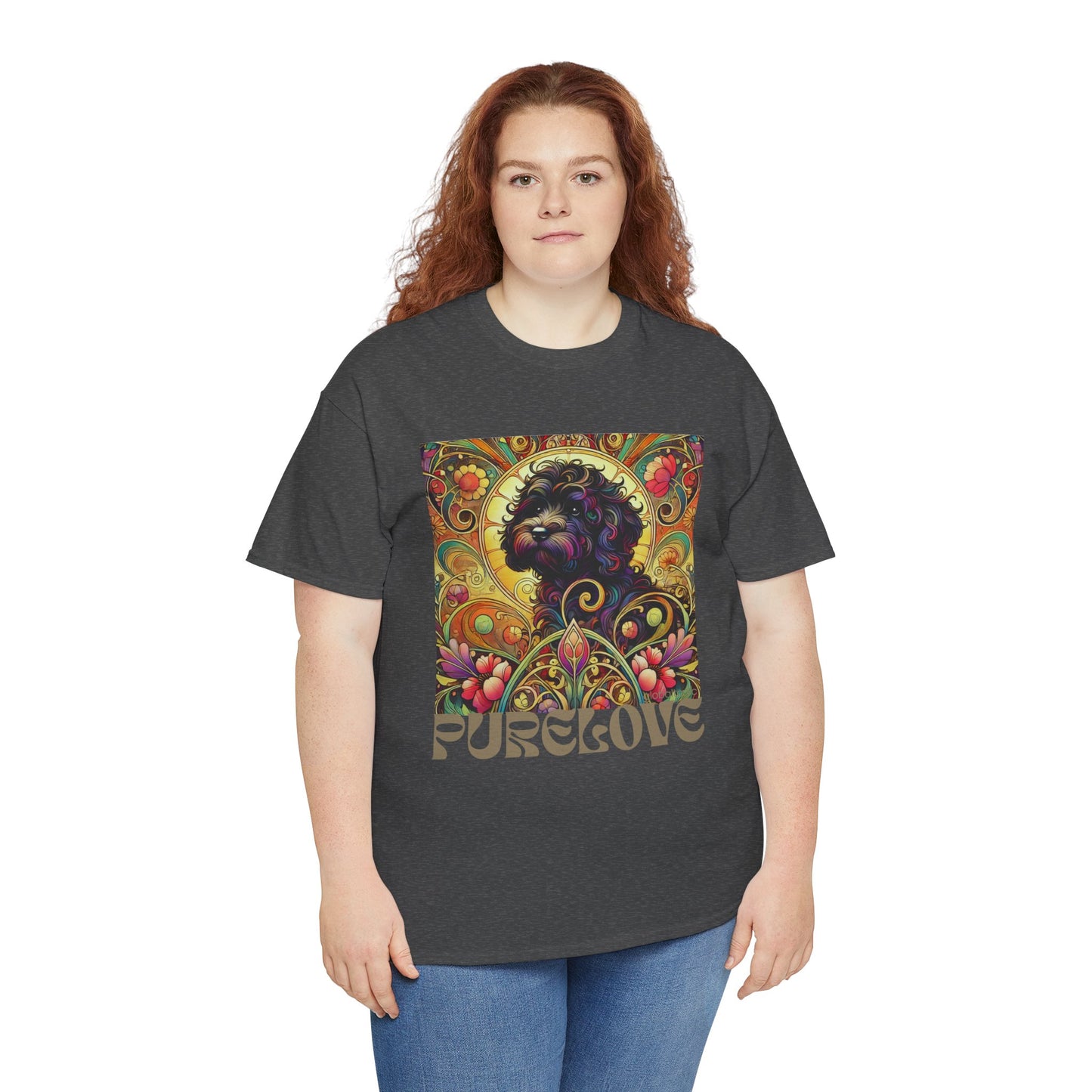 Black Cavapoo (Cavoodle) Vintage Graphic T-Shirt – Unisex Cotton Tee for Dog Lovers