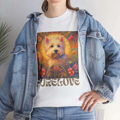 West Highland Terrier (Westie) Vintage Graphic T-Shirt – Unisex Cotton Tee for Dog Lovers