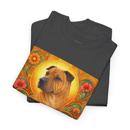 Shar Pei Vintage Graphic T-Shirt – Unisex Cotton Tee for Dog Lovers