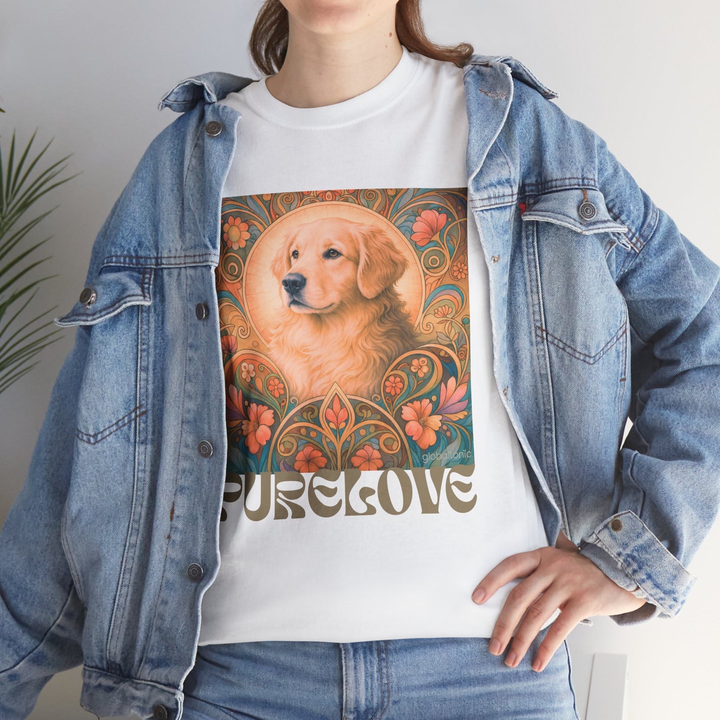 Golden Retriever Vintage Graphic T-shirt - Unisex Cotton Tee for Dog Lovers