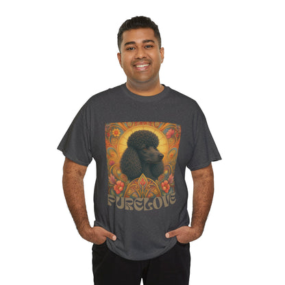 Poodle Black Vintage Graphic T-Shirt – Unisex Cotton Tee for Dog Lovers