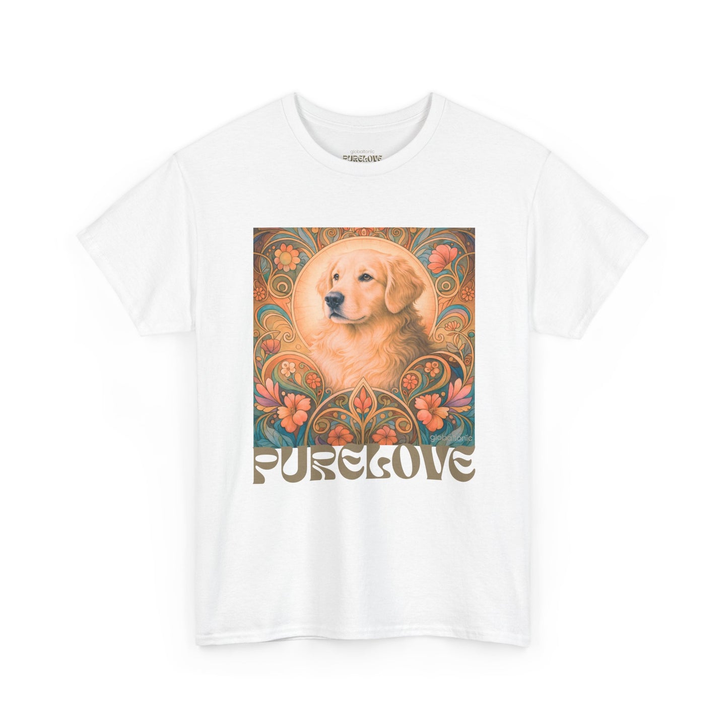 Golden Retriever Vintage Graphic T-shirt - Unisex Cotton Tee for Dog Lovers