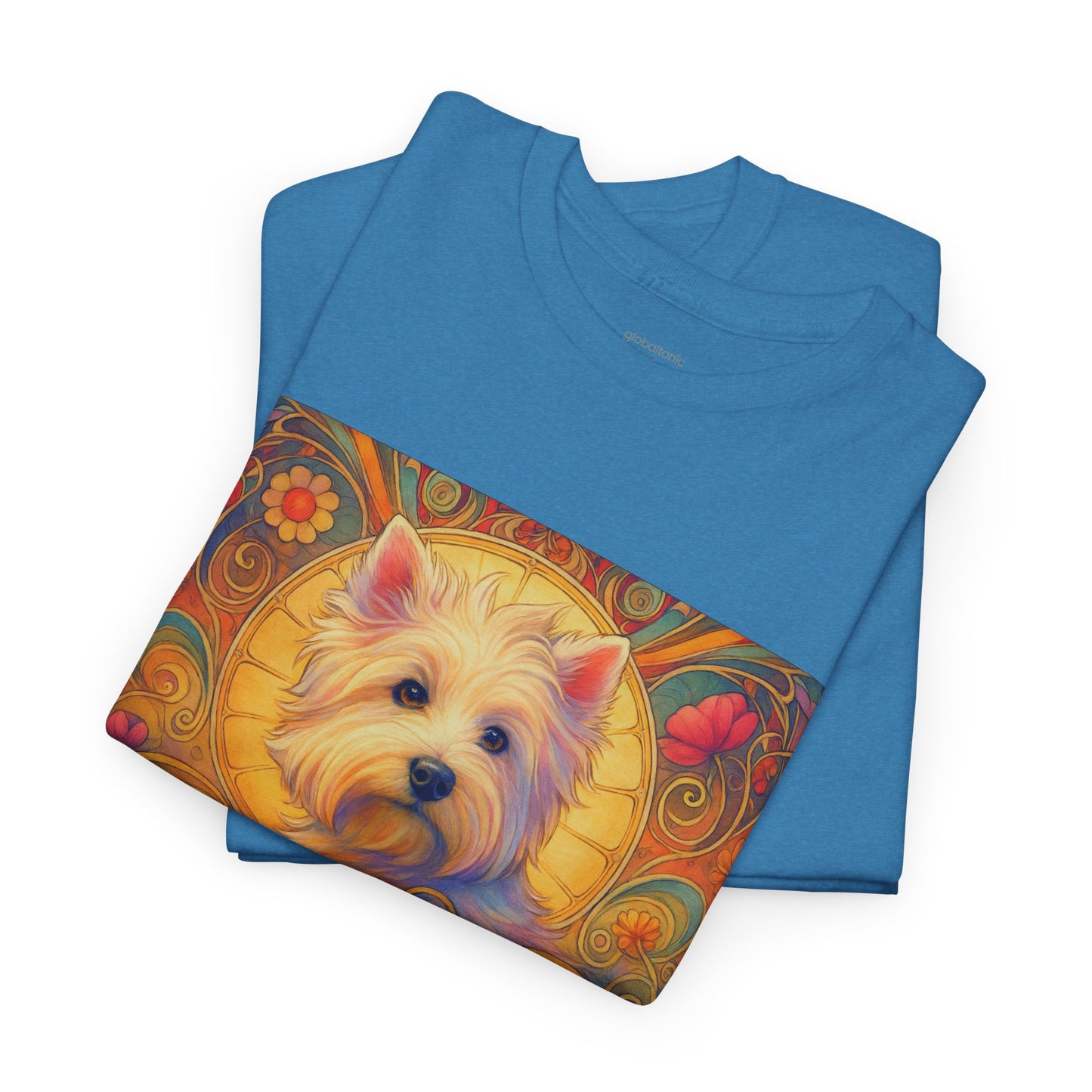 West Highland Terrier (Westie) Vintage Graphic T-Shirt – Unisex Cotton Tee for Dog Lovers