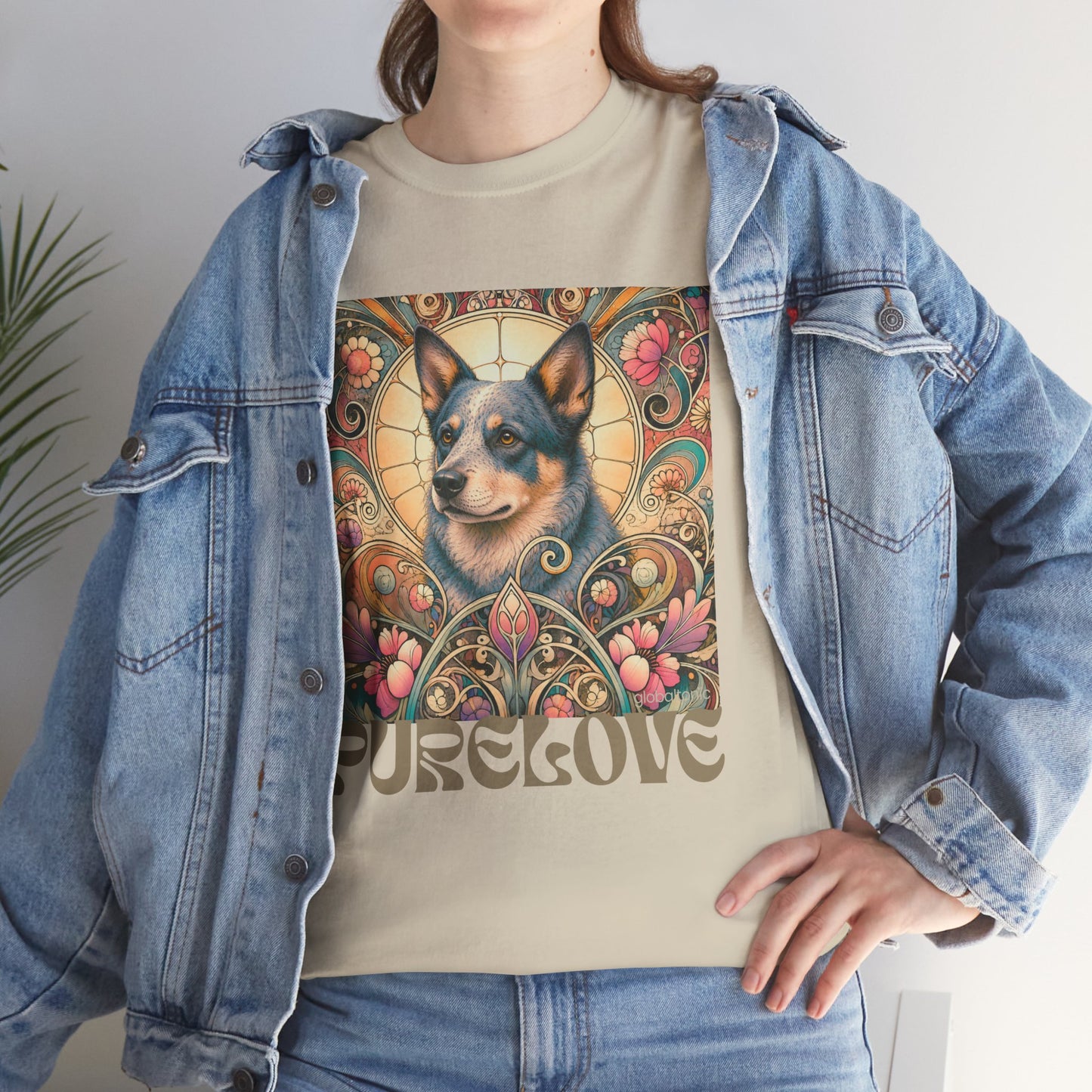 Australian Blue Heeler Vintage Graphic T-Shirt – Unisex Cotton Tee for Dog Lovers