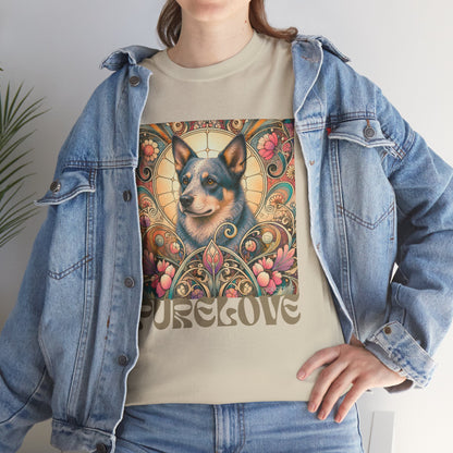 Australian Blue Heeler Vintage Graphic T-Shirt – Unisex Cotton Tee for Dog Lovers