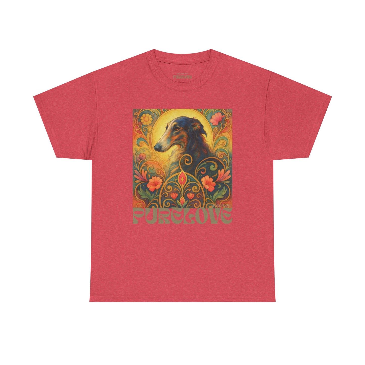 Borzoi Vintage Graphic T-Shirt – Unisex Cotton Tee for Dog Lovers