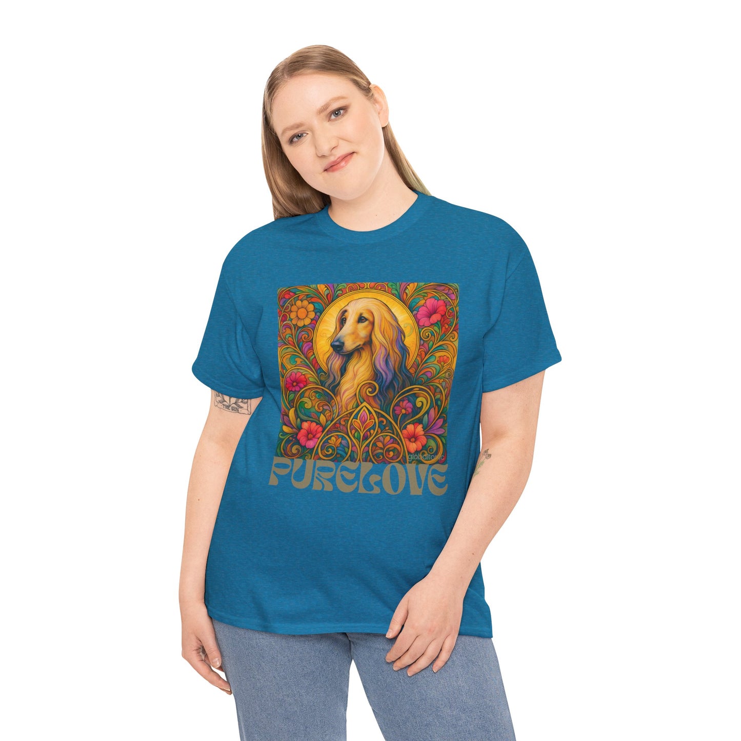 Afghan Vintage Graphic T-Shirt – Unisex Cotton Tee for Dog Lovers