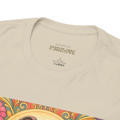 Staffy Grey & White Vintage Graphic T-Shirt – Unisex Cotton Tee for Dog Lovers