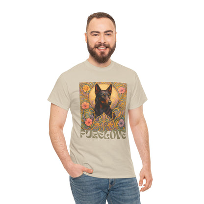 Black Kelpie Vintage Graphic T-Shirt – Unisex Cotton Tee for Dog Lovers