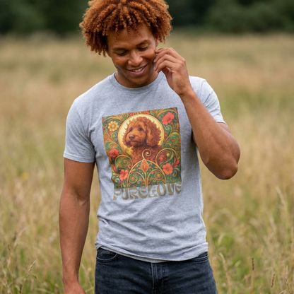 Red Cavapoo (Cavoodle) Vintage Graphic T-Shirt – Unisex Cotton Tee for Dog Lovers