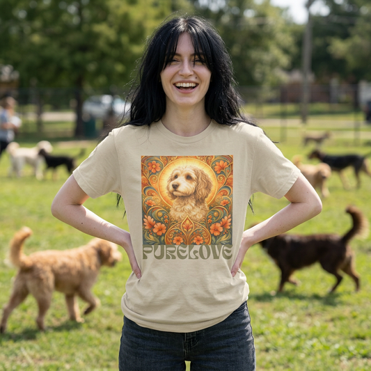 Bordoodle (Borderpoo) Bentley Vintage Graphic T-Shirt – Unisex Cotton Tee for Dog Lovers