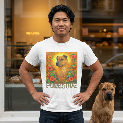 Shar Pei Vintage Graphic T-Shirt – Unisex Cotton Tee for Dog Lovers