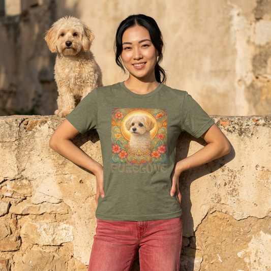 Foxypoo (Foodle) Vintage Graphic T-Shirt – Unisex Cotton Tee for Dog Lovers