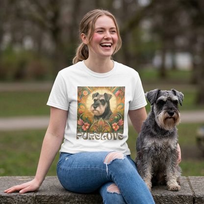 Schnauzer Vintage Graphic T-Shirt – Unisex Cotton Tee for Dog Lovers