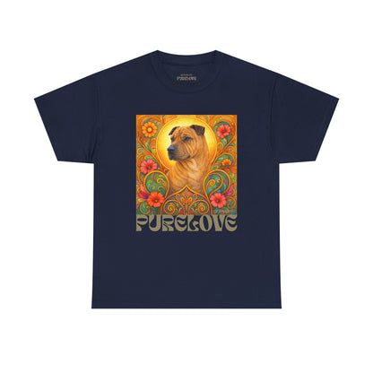 Shar Pei Vintage Graphic T-Shirt – Unisex Cotton Tee for Dog Lovers