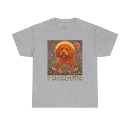 Red Cockapoo (Spoodle) Vintage Graphic T-Shirt – Unisex Cotton Tee for Dog Lovers