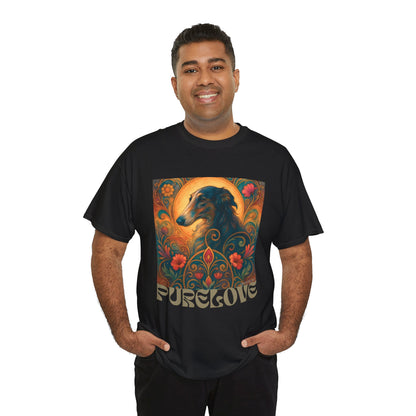 Borzoi Vintage Graphic T-Shirt – Unisex Cotton Tee for Dog Lovers