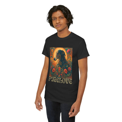 Borzoi Vintage Graphic T-Shirt – Unisex Cotton Tee for Dog Lovers