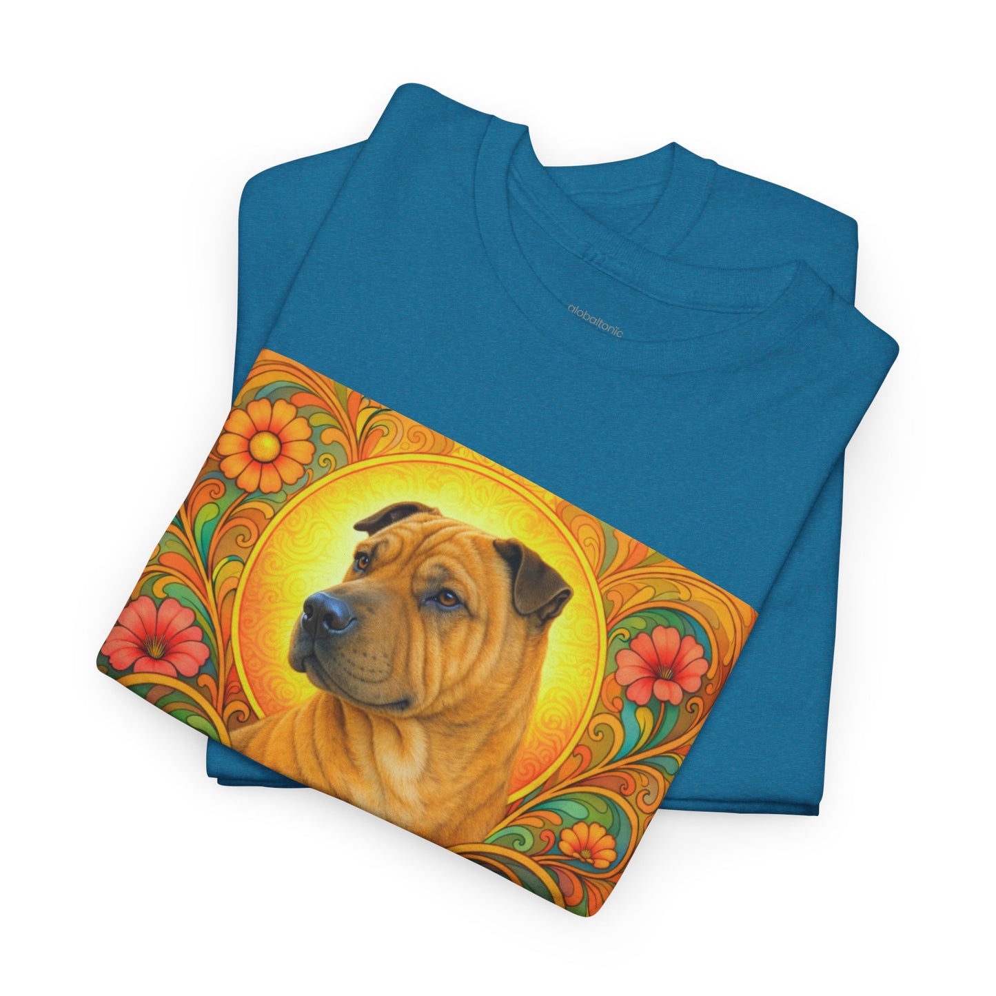 Shar Pei Vintage Graphic T-Shirt – Unisex Cotton Tee for Dog Lovers