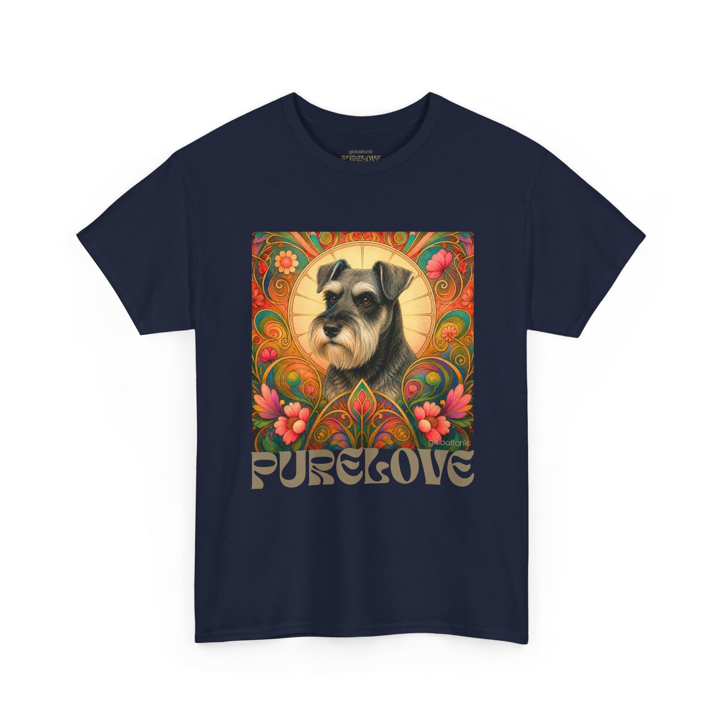 Schnauzer Vintage Graphic T-Shirt – Unisex Cotton Tee for Dog Lovers
