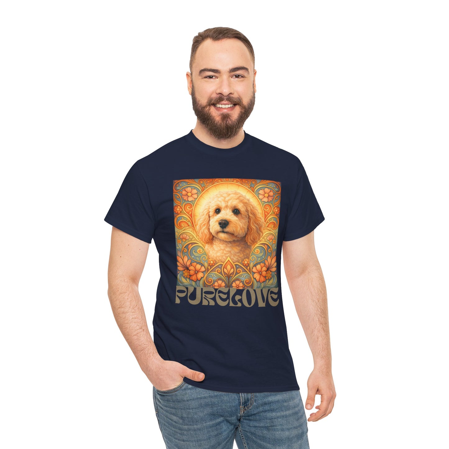 Goldendoodle (Groodle) Vintage Graphic T-Shirt – Unisex Cotton Tee for Dog Lovers