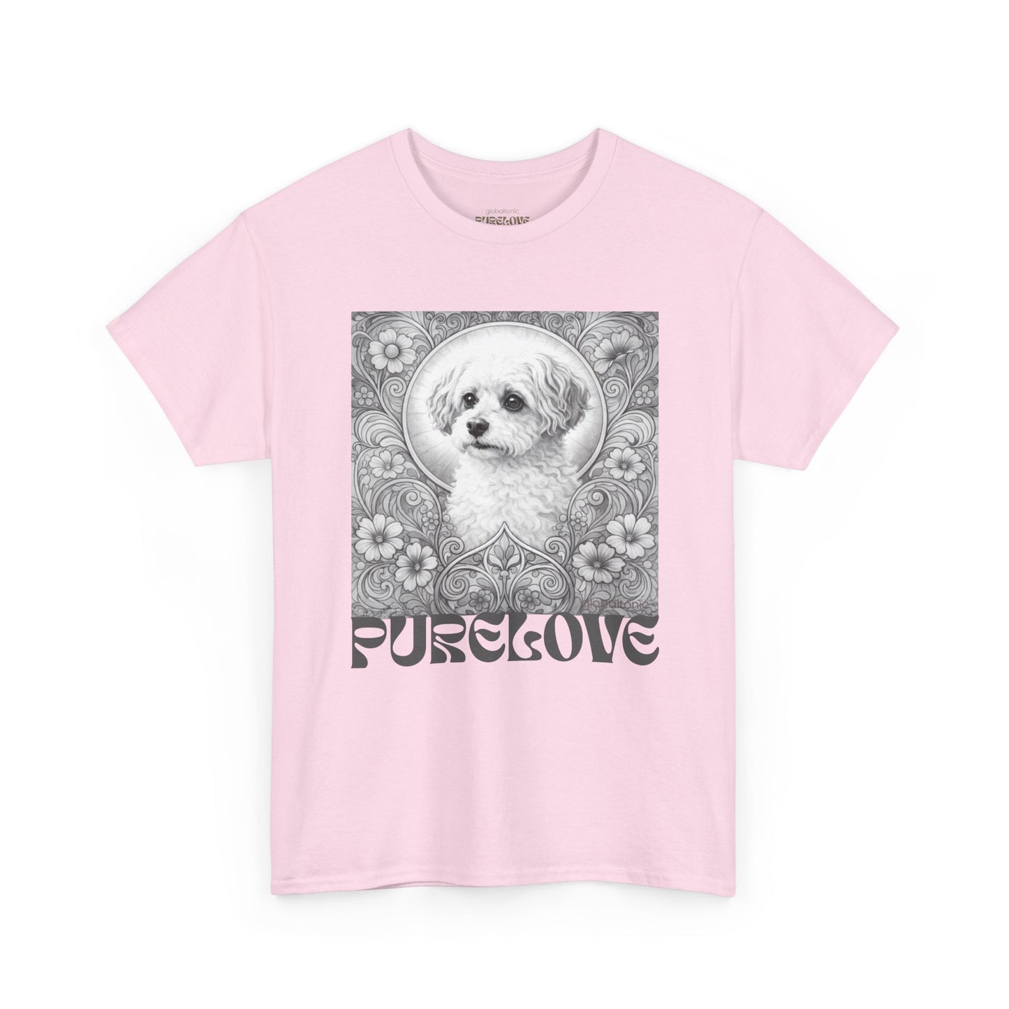 Foxypoo (Foodle) Vintage Graphic T-Shirt – Unisex Cotton Tee for Dog Lovers (Black & White)