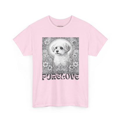 Foxypoo (Foodle) Vintage Graphic T-Shirt – Unisex Cotton Tee for Dog Lovers (Black & White)
