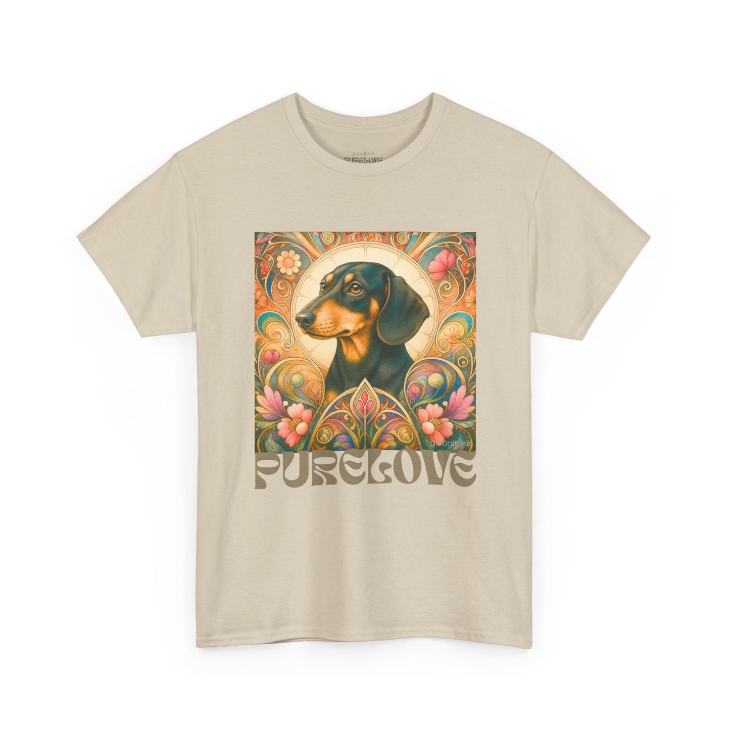 Dachshund Black Tan Vintage Graphic T-Shirt – Unisex Cotton Tee for Dog Lovers