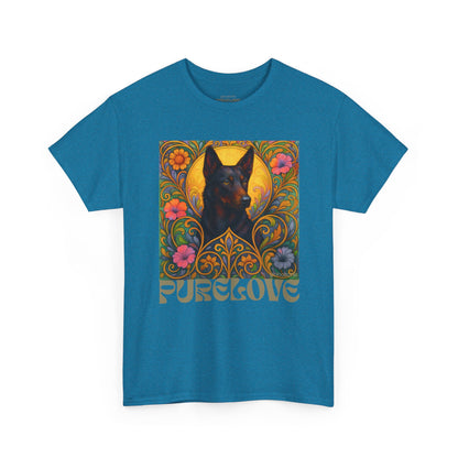 Black Kelpie Vintage Graphic T-Shirt – Unisex Cotton Tee for Dog Lovers