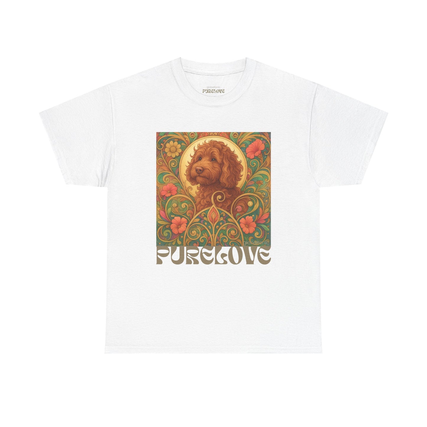 Red Cavapoo (Cavoodle) Vintage Graphic T-Shirt – Unisex Cotton Tee for Dog Lovers