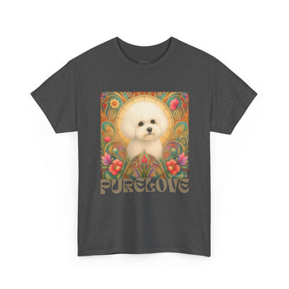 Bichon Frise Vintage Graphic T-Shirt – Unisex Cotton Tee for Dog Lovers