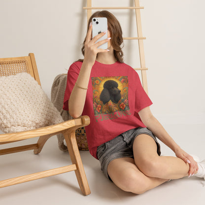 Poodle Black Vintage Graphic T-Shirt – Unisex Cotton Tee for Dog Lovers