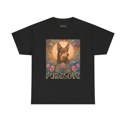 Kelpie Brown Vintage Graphic T-Shirt – Unisex Cotton Tee for Dog Lovers