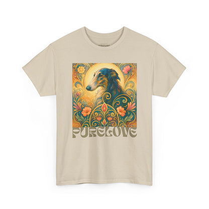 Borzoi Vintage Graphic T-Shirt – Unisex Cotton Tee for Dog Lovers