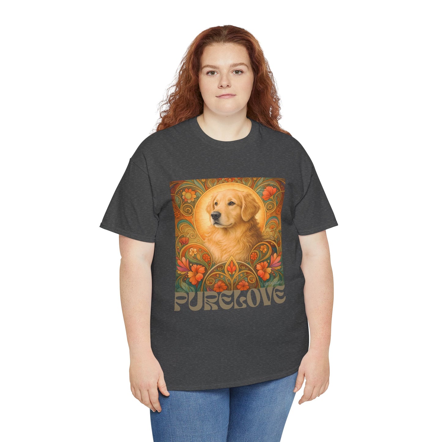 Golden Retriever Vintage Graphic T-shirt - Unisex Cotton Tee for Dog Lovers