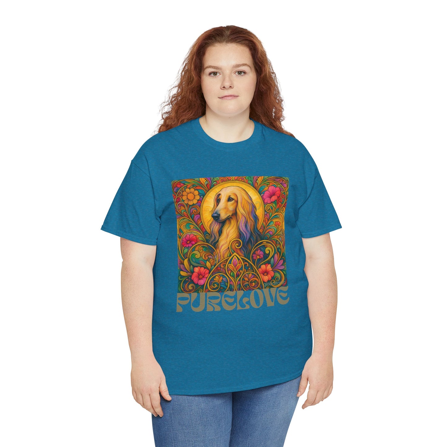 Afghan Vintage Graphic T-Shirt – Unisex Cotton Tee for Dog Lovers