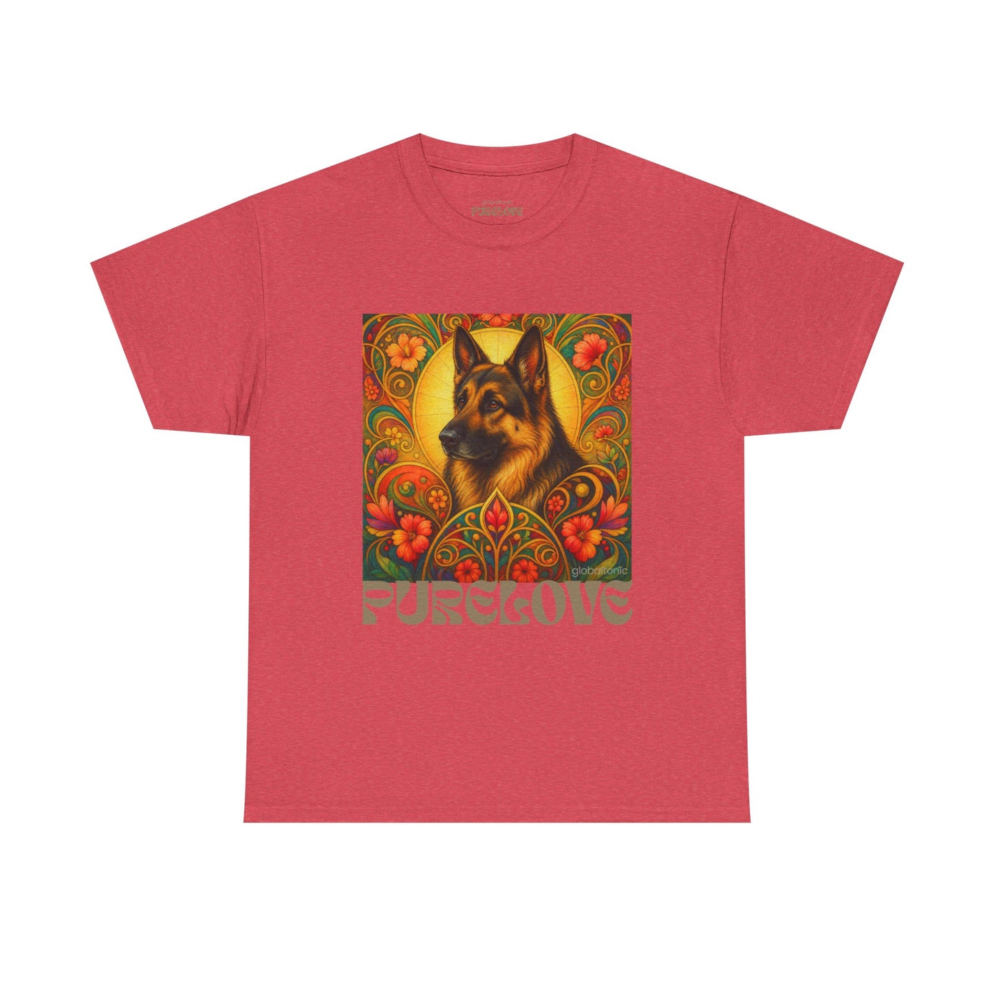 German Shepherd Vintage Graphic T-Shirt – Unisex Cotton Tee for Dog Lovers