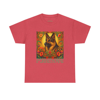 German Shepherd Vintage Graphic T-Shirt – Unisex Cotton Tee for Dog Lovers
