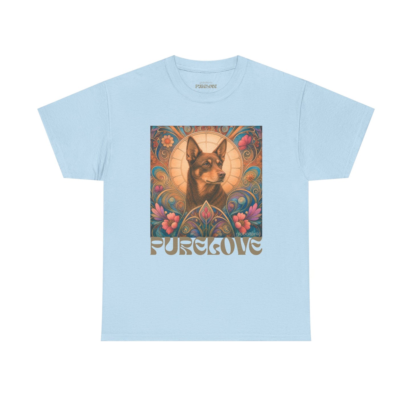 Kelpie Brown Vintage Graphic T-Shirt – Unisex Cotton Tee for Dog Lovers