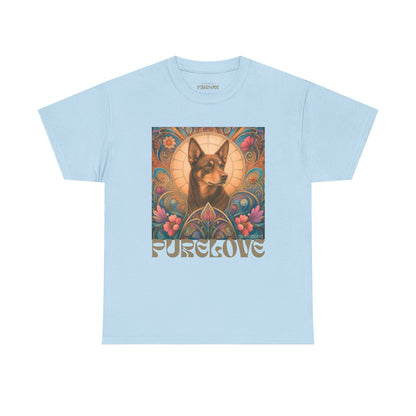 Kelpie Brown Vintage Graphic T-Shirt – Unisex Cotton Tee for Dog Lovers
