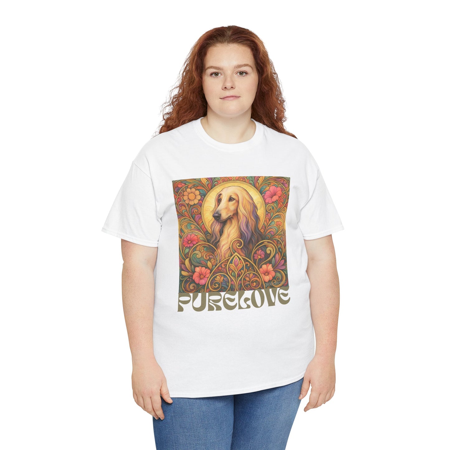 Afghan Vintage Graphic T-Shirt – Unisex Cotton Tee for Dog Lovers