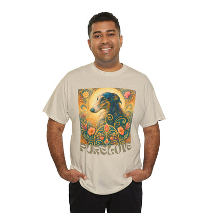 Borzoi Vintage Graphic T-Shirt – Unisex Cotton Tee for Dog Lovers