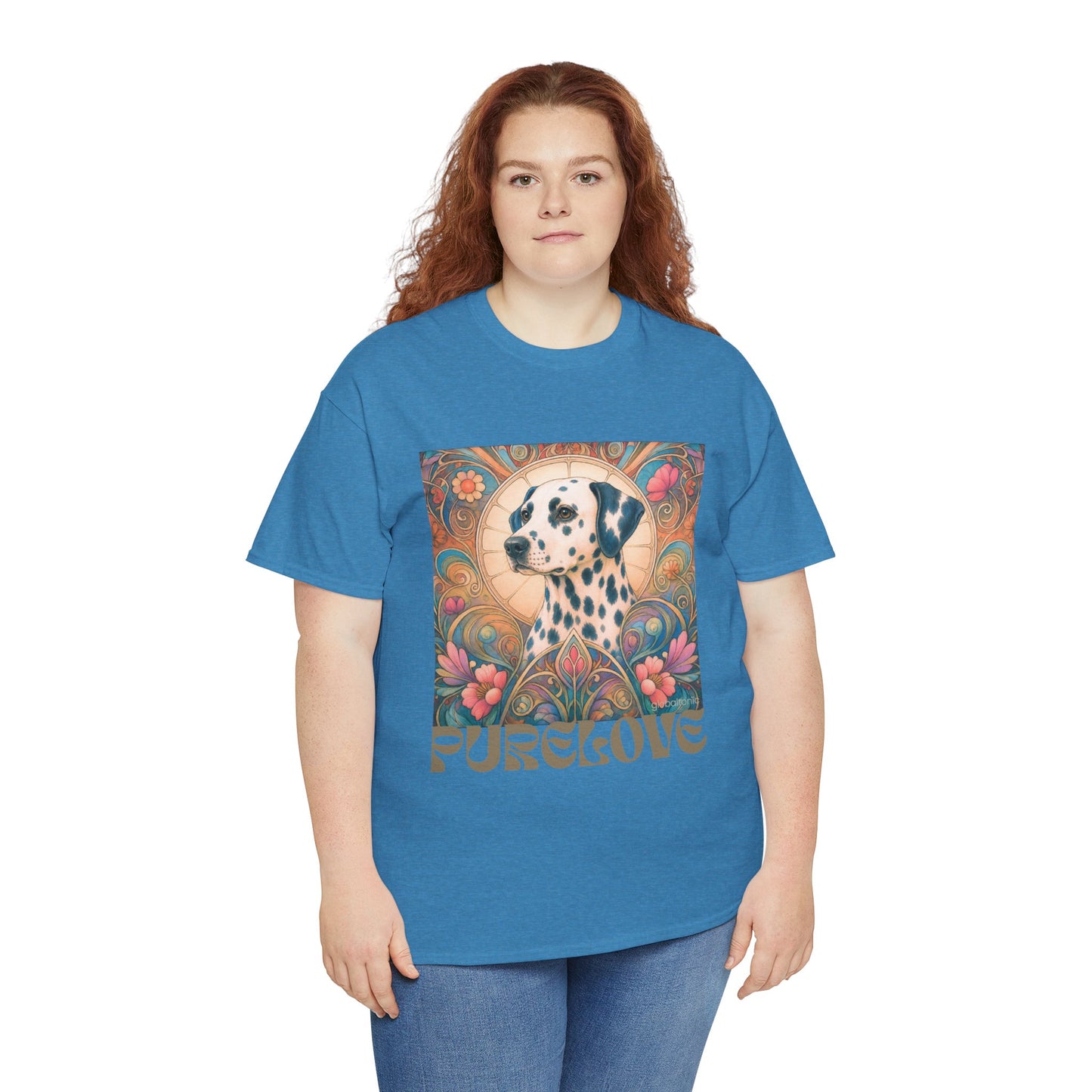 Dalmatian Vintage Graphic T-Shirt – Unisex Cotton Tee for Dog Lovers
