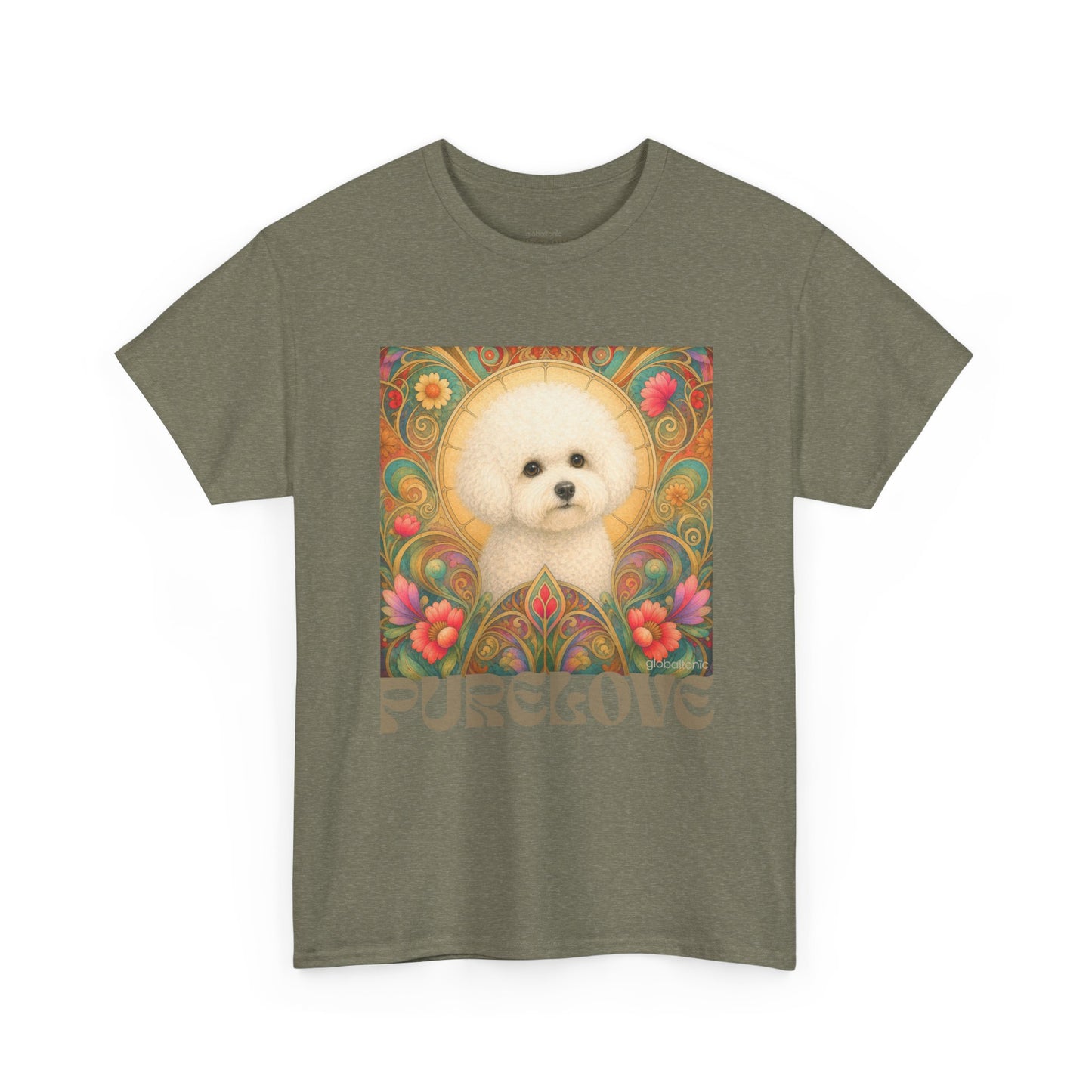 Bichon Frise Vintage Graphic T-Shirt – Unisex Cotton Tee for Dog Lovers