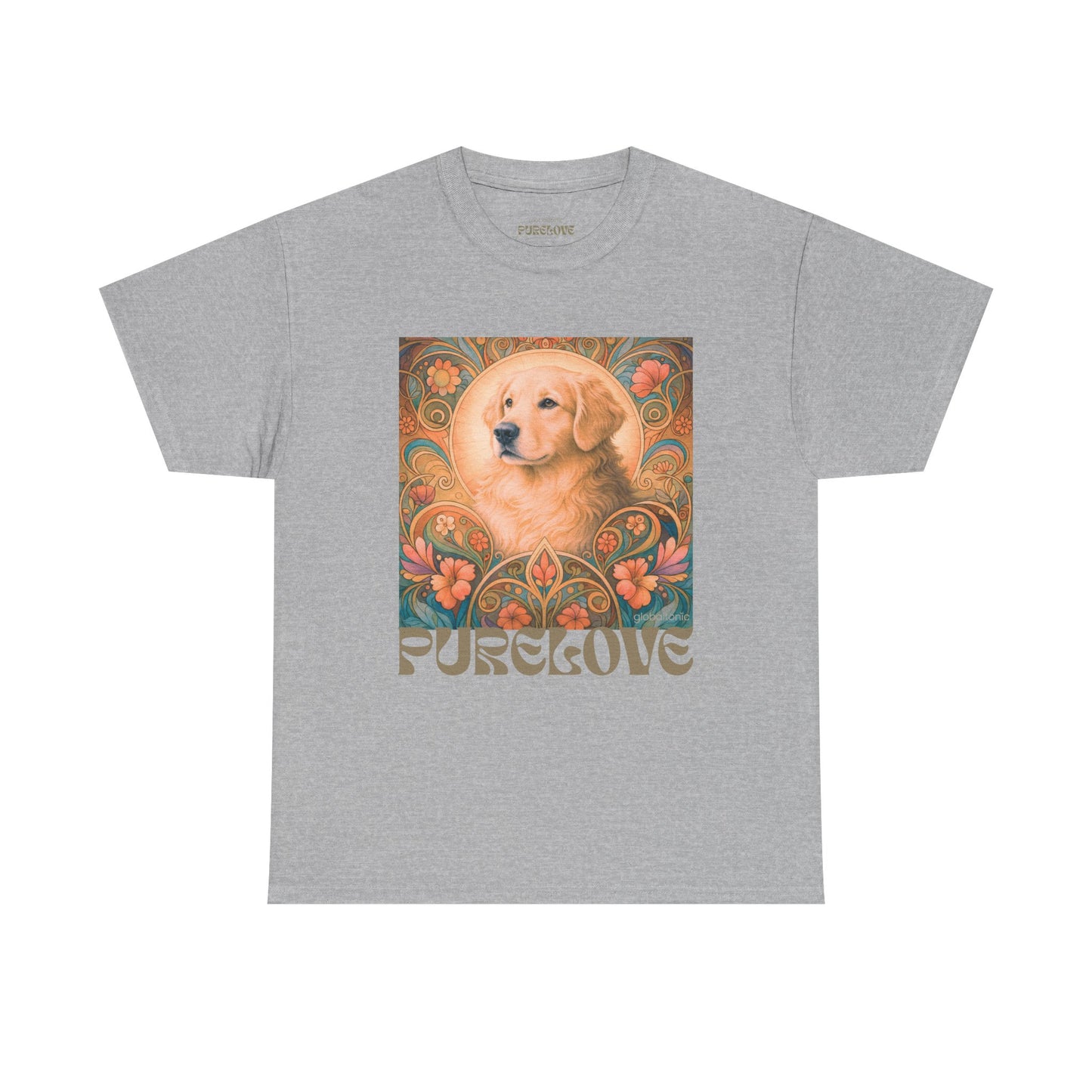 Golden Retriever Vintage Graphic T-shirt - Unisex Cotton Tee for Dog Lovers