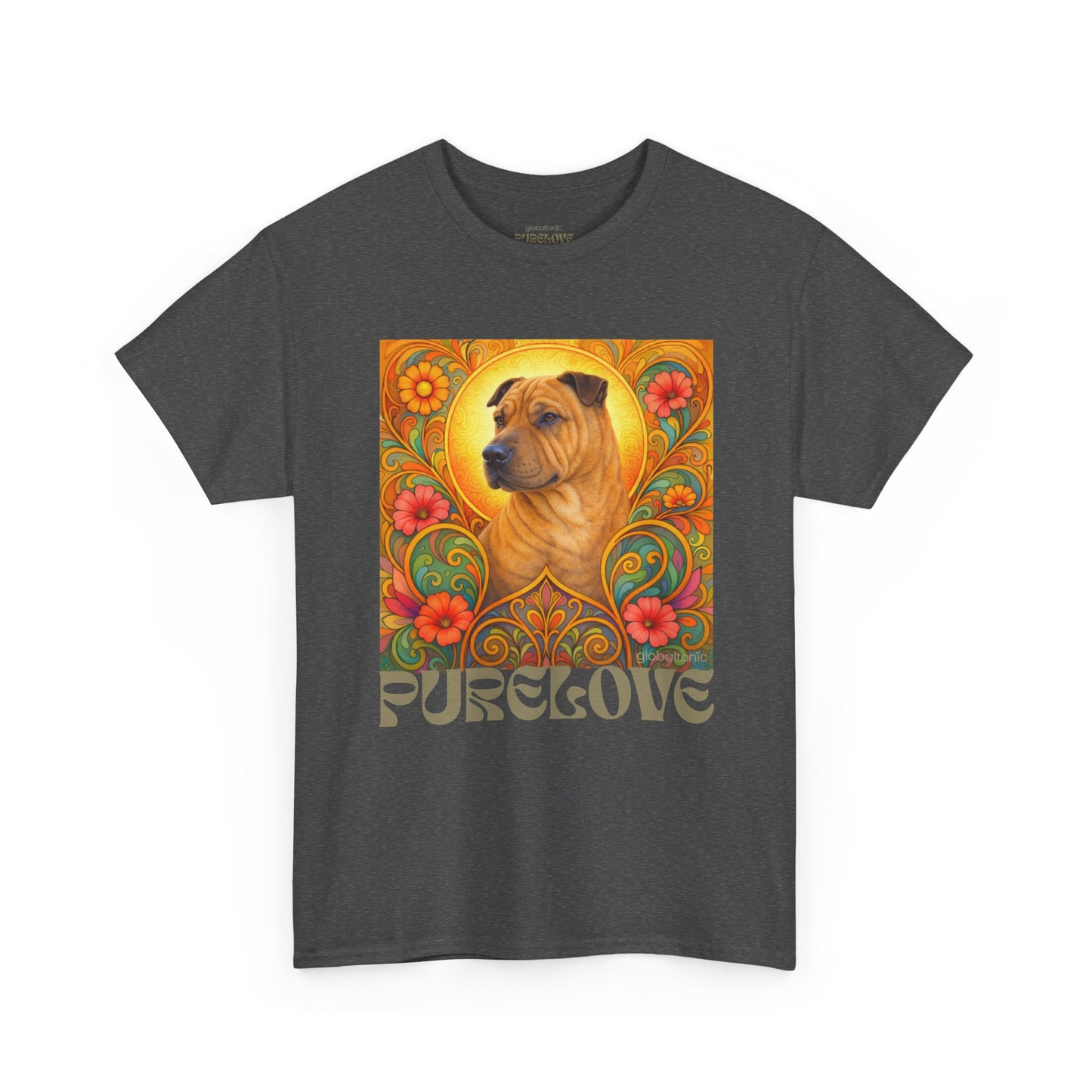 Shar Pei Vintage Graphic T-Shirt – Unisex Cotton Tee for Dog Lovers