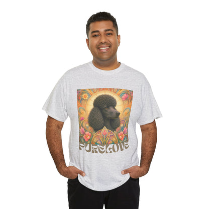 Poodle Black Vintage Graphic T-Shirt – Unisex Cotton Tee for Dog Lovers