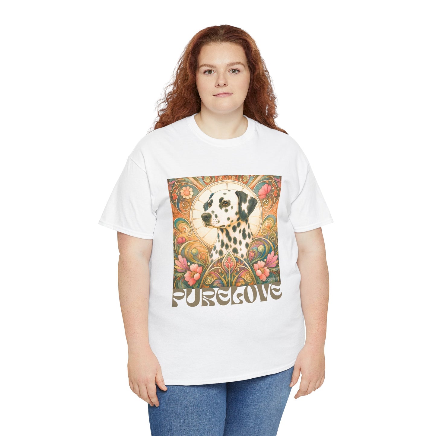 Dalmatian Vintage Graphic T-Shirt – Unisex Cotton Tee for Dog Lovers
